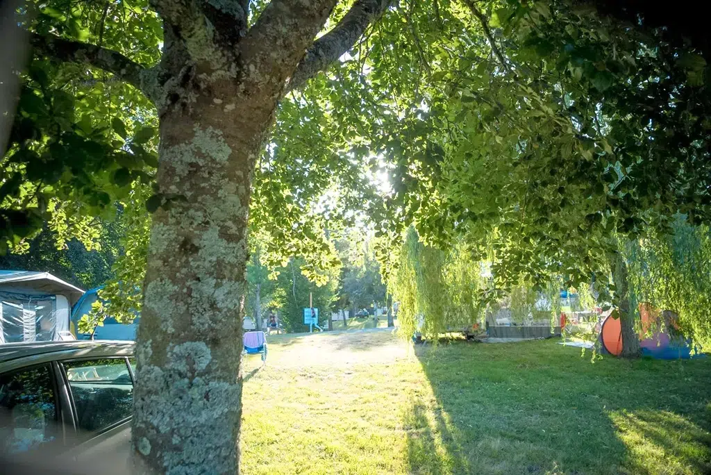 camping paradis les chanterelles tent plaatsen